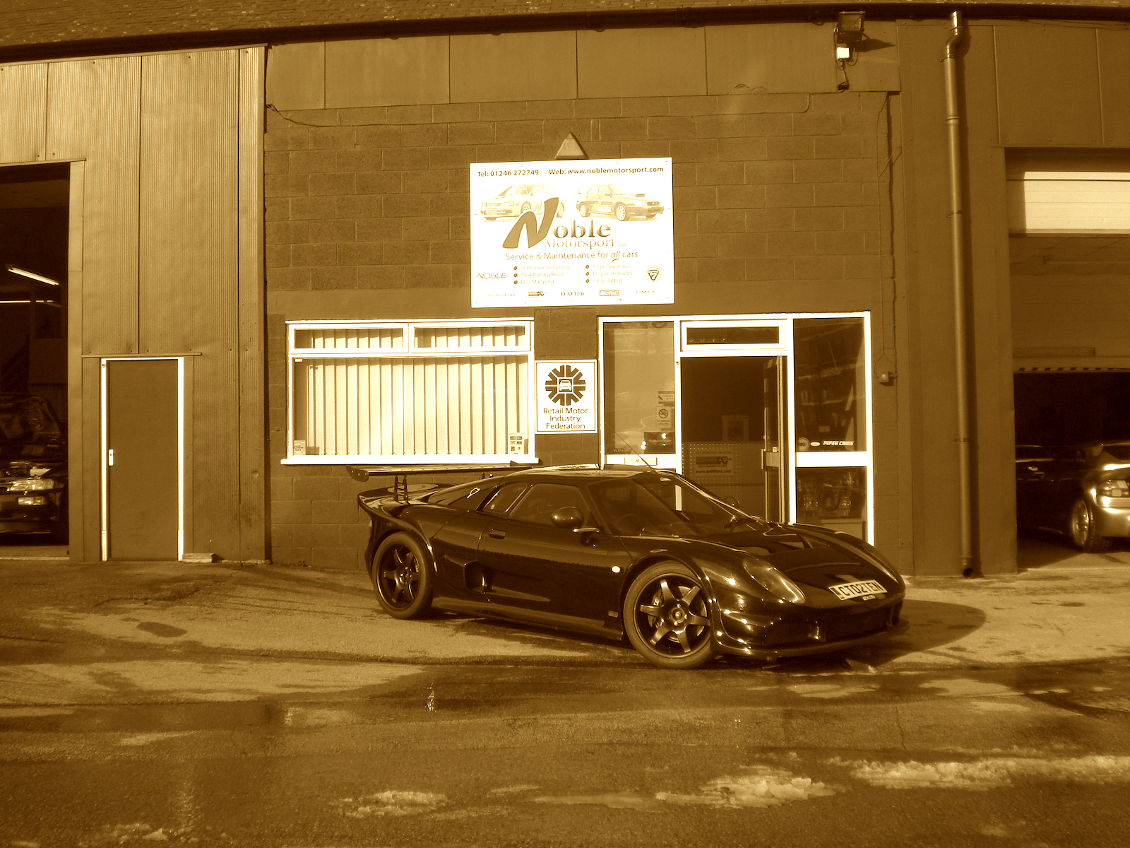 Noble Motorsport garage Chesterfield